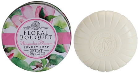 The Somerset Toiletry Co. Floral Bouquet Magnolia Blossom jabón sólido de lujo