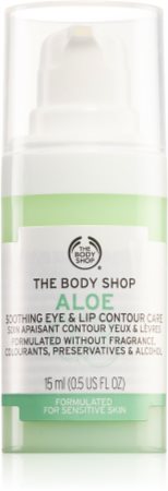 The Body Shop Aloe gel-crème hydratant contour yeux et lèvres