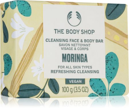 The Body Shop Moringa jabón sólido para rostro y cuerpo