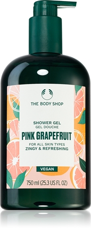 The Body Shop Pink Grapefruit Shower Gel kosteuttava suihkugeeli vegaaninen