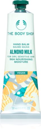 The Body Shop Almond Hand Balm Vegan Roku krēms ar mandeļu pieniņu