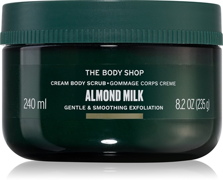 The Body Shop Almond Milk Body Scrub Krēmveida pīlings ar mandeļu pieniņu