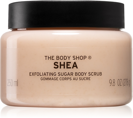 The Body Shop Shea exfoliant din zahar
