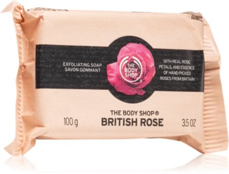 The Body Shop British Rose Peeling Körperseife