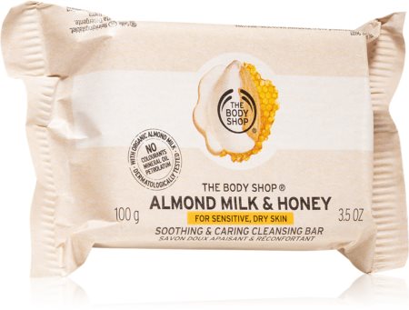 The Body Shop Milk&Honey jabón con textura de crema para pieles secas y sensibles
