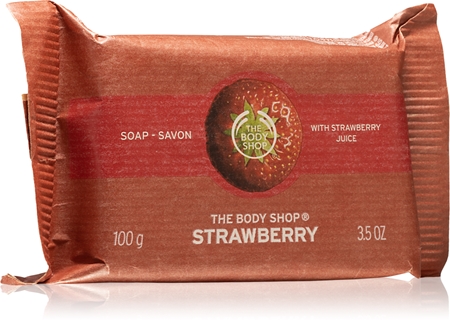 The Body Shop Strawberry Soap přírodní tuhé mýdlo