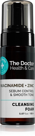 The Doctor Niacinamide + Zinc Sebum Control & Smooth Tone čisticí pěna s matujícím účinkem