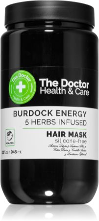 The Doctor Burdock Energy 5 Herbs Infused stärkende Maske für das Haar