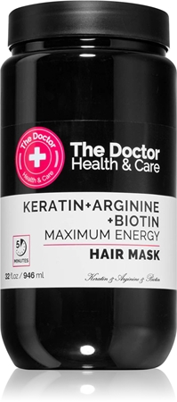 The Doctor Keratin + Arginine + Biotin Maximum Energy keratinová maska na vlasy