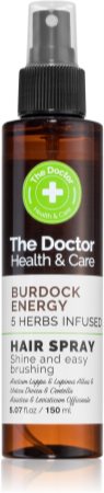 The Doctor Burdock Energy 5 Herbs Infused abspülfreies Spray für das Haar