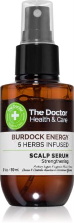 The Doctor Burdock Energy 5 Herbs Infused δυναμωτικός ορός για ταλαιπωρημένα μαλλιά και το δέρμα του κεφαλιού