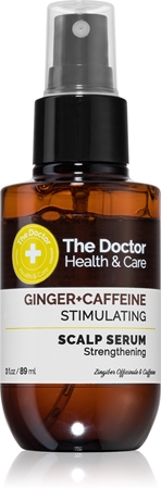 The Doctor Ginger + Caffeine Stimulating stimulující sérum pro slabé vlasy s tendencí vypadávat