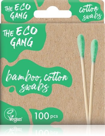 The Eco Gang Bamboo Cotton Swabs fültisztítók