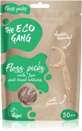 The Eco Gang Floss picks dentálna niť