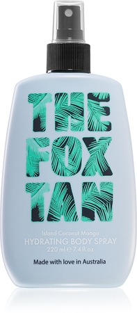 The Fox Tan Hydration Island Coconut Mango osvěžující tělový sprej na tělo a obličej