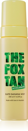 The Fox Tan Rapid Banana Whip přípravek k urychlení a prodloužení opálení bez ochranného faktoru