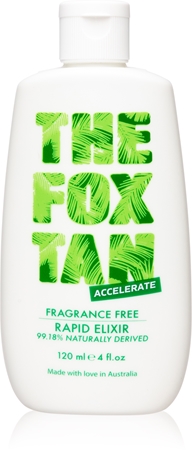 The Fox Tan Fragrance Free Elixir tělový krém urychlující opalování