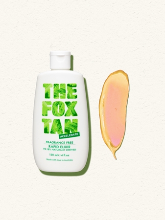 The Fox Tan Fragrance Free Elixir tělový krém urychlující opalování