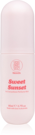 The Fox Tan Everywhere Parfume Mist Sweet Sunset Aromatizēts ķermeņa sprejs sievietēm