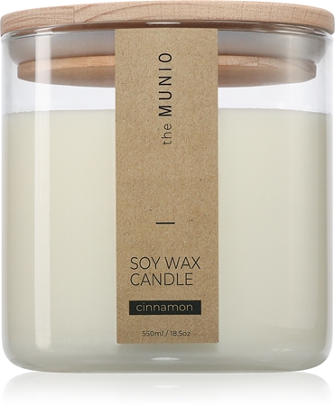 The Munio Cinnamon doftljus trä wick
