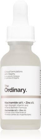 The Ordinary Niacinamide 10% + Zinc 1% sérum illuminateur visage