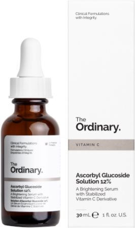 The Ordinary Ascorbyl Glucoside Solution 12% Izgaismojošs serums ar C vitamīnu