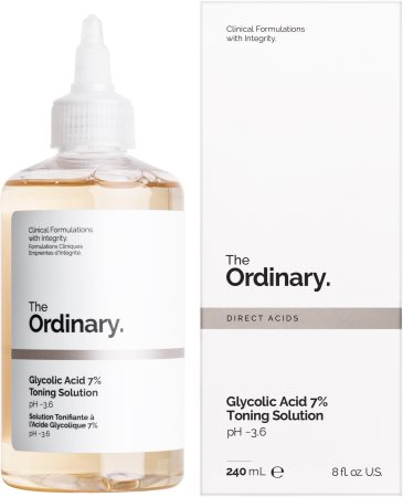 The Ordinary Glycolic Acid 7% Exfoliating Toner loțiune tonică exfoliantă