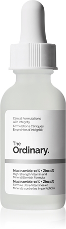 The Ordinary Niacinamide 10% + Zinc 1% sérum illuminateur visage