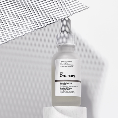 The Ordinary Salicylic Acid 2% Solution serum with salicylic acid