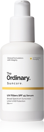 The Ordinary UV Filters SPF 45 Serum sérum facial com fator UV