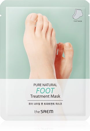 The Saem Pure Natural Foot Treatment masque hydratant pieds