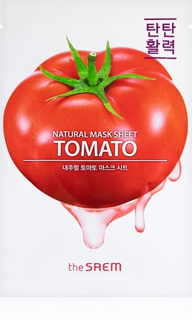 The Saem Natural Mask Sheet Tomato ráncok elleni gézmaszk