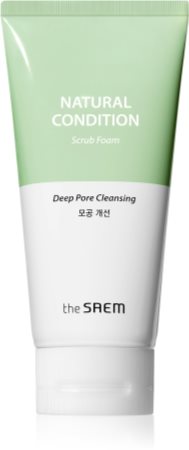 The Saem Natural Condition Scrub Foam Peeling Reinigungsgel mit Peelingeffekt