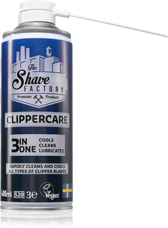 The Shave Factory Clippercare sprej na holicí strojky