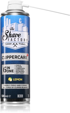 The Shave Factory Clippercare 6 in 1 spray pour les rasoirs