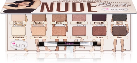 theBalm Nude Dude palette di ombretti con pennellino