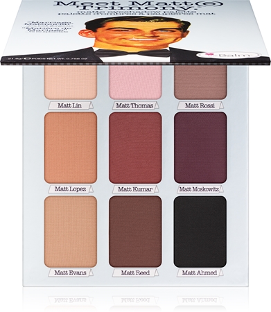 theBalm Meet Matt(e) Trimony палітра тіней з дзеркальцем