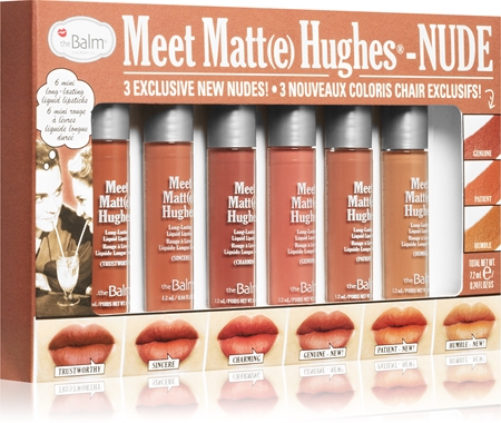 theBalm Meet Matt(e) Hughes Mini Kit set di rossetto liquido