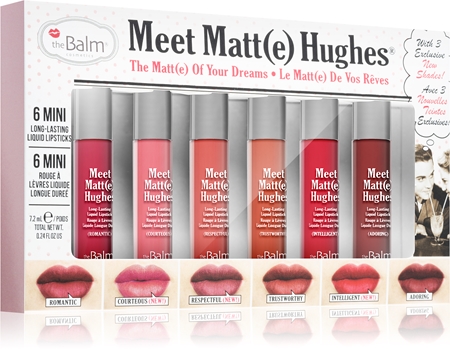 theBalm Meet Matt(e) Hughes Vol. 12 kit per labbra matte (6 pz)