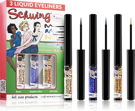 theBalm Schwing® Trio tekuté oční linky