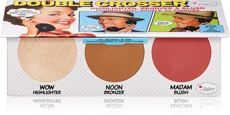 theBalm Double Crosser® palette voor het gezicht 3in1