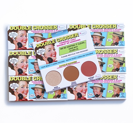 theBalm Double Crosser® palette voor het gezicht 3in1