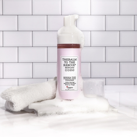 theBalm To The Rescue® Moringa Tree foaming face wash with moisturising effect