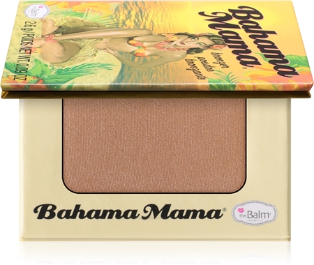 theBalm Bahama Mama Travel Size bronzer, fard à paupières et poudre contour en un seul produit