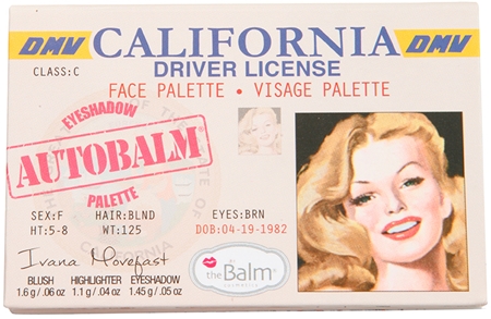 theBalm Autobalm California paleta pentru fata multifunctionala