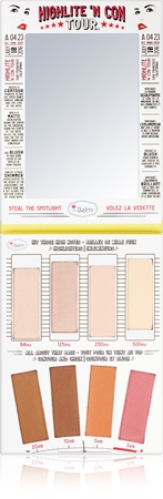 theBalm Highlite 'N Con Tour paleta iluminadora e de contorno