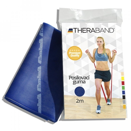 Thera Band 2,5 m in tasje spec. zwaar zwart