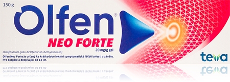 Olfen Olfen Neo Forte 20mg/g gel proti bolesti, zánětu, otoku
