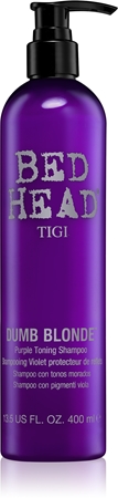 TIGI Bed Head Dumb Blonde purple toning shampoo for Blonde Hair