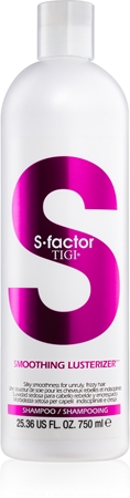 TIGI S-Factor Lusterizer Glättungs-Shampoo – 750 Ml – Für Glattes, Glänzendes Haar – Mit Pro-Vitamin B5